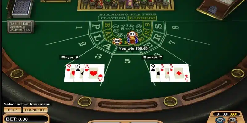 Baccarat 789Bet – Trải nghiệm kịch tính trong từng ván cược Những cửa cược có trong trò chơi